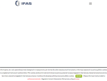 Tablet Screenshot of ifas.pl